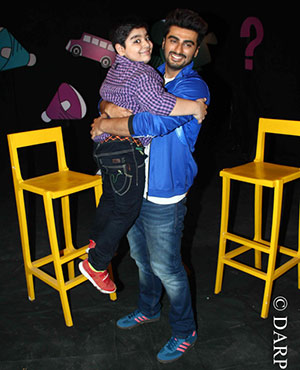 Arjun Kapoor on the sets of Captain Tiao