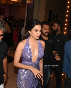 Kiara Advani papped in Lavender dress 