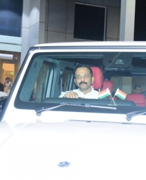 Director Rohit Shetty arrives for the inauguration 