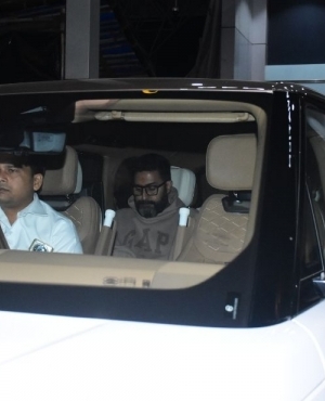 Abhishek Bachchan arrives 