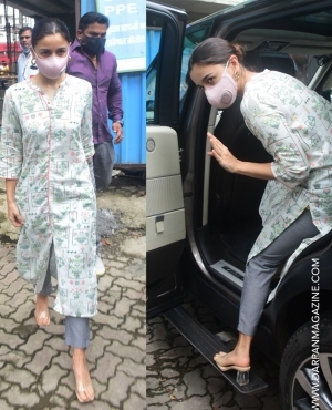 Aalia Bhatt in summery outfit 