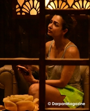 Malaika Arora at her house 