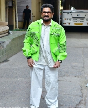 Arshad Warsi poses for the press 