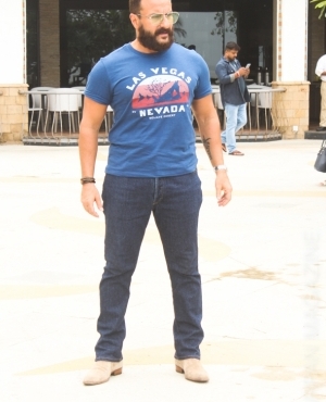 Saif Ali Khan relaxed with his denim and glasses look