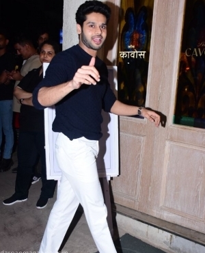 Abhimanyu Dasani goes for a semi dress up look 