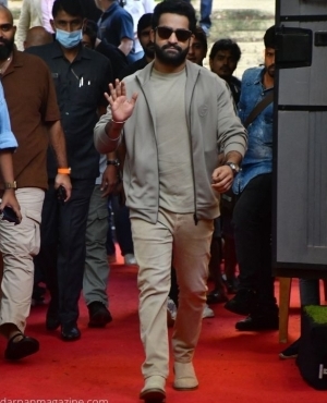 N. T. Rama Rao Jr makes an appearance on the red carpet 