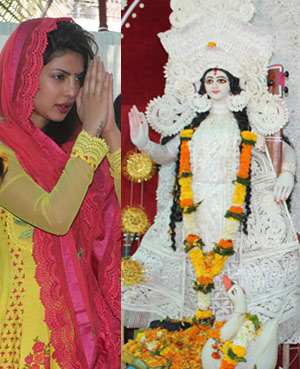 Bollywood Stars Celebrate Saraswati Puja