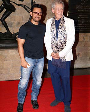Bollywood Stars Meet Sir Ian Mckellen