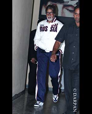 Amitabh Bachchan and Abhishek Bachchan snapped at PVR