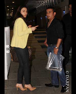 Preity Zinta Snapped at Hakkason restaurant, Bandra