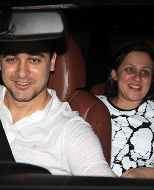 Imran Khan and Avantika Malik snapped in Bandra near a pan shop purchasing Paan.