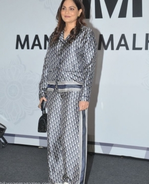 Alvira Khan Agnihotri poses for the press 