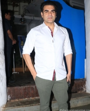 Arbaaz Khan clicked at Olive in Bandra 