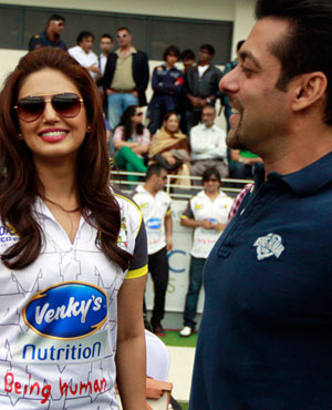 Salman Khan and Huma Qureshi