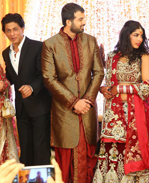 Shah Rukh Khan at the wedding