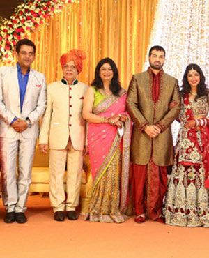 Ravi Kissan at the wedding