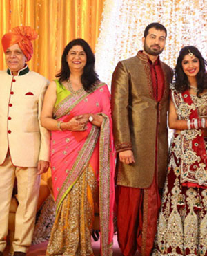 Pallavi and Vipin Das with Govind Namdev