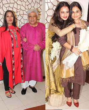 Celebs At Javed Akhtar Birthday Bash