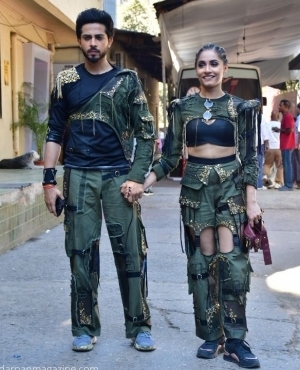Shivani Patel and partner are all army vibes 
