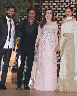 Celebs at Mukesh Ambani party