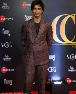 Babil Khan poses for the press 