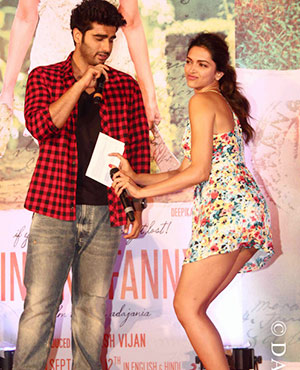 Deepika and Arjun unveil Fanny Re Song