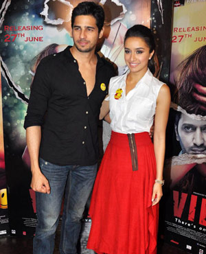 'Ek Villain' stars- Sidharth Malhotra and Shraddha Kapoor interact with media