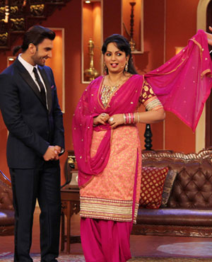 Ranveer Singh, Arjun Kapoor and Upasana Singh