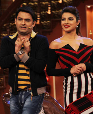 Priyanka Chopra with Kapil Sharma