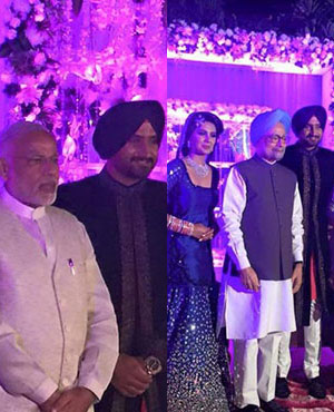 Harbhajan Singh Hosts Star-Studded Reception