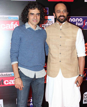Imtiaz Ali with Rohit Shetty