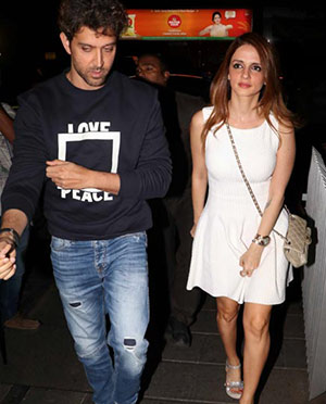 Hrithik, Sussanne Celebrate Birthday Together