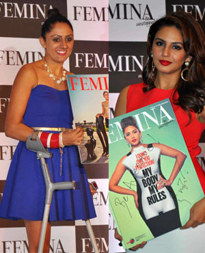 Huma, Shubhreet unveil Femina cover issue