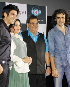 Mishti, Kartik Aaryan, Subhash Ghai and Imtiaz Ali