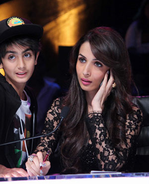 Malaika with her son