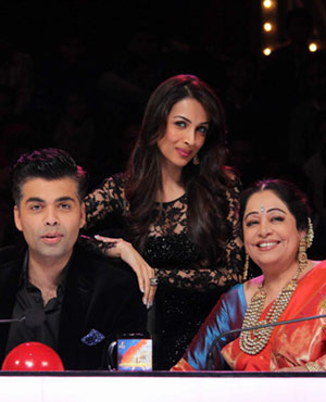 Kangna, Karan Johar, Malaika and Kirron Kher
