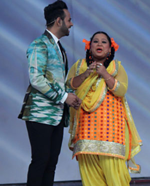 Bharti with VJ Andy
