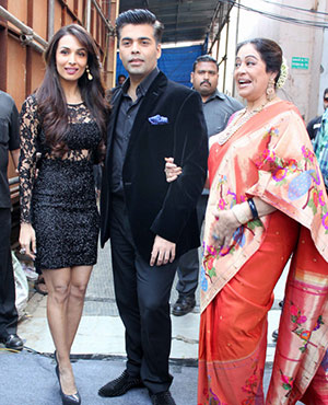 Karan Johar, Malaika and Kirron Kher