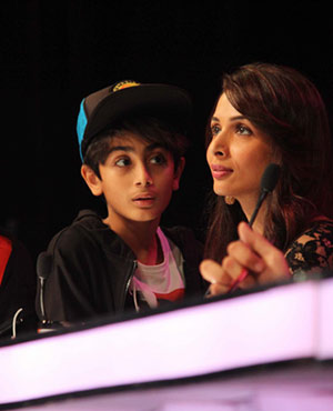 Malaika with her son