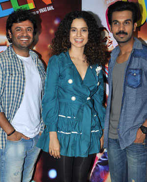 Kangna, Raj Kumar Yadav and Vikas Bahal