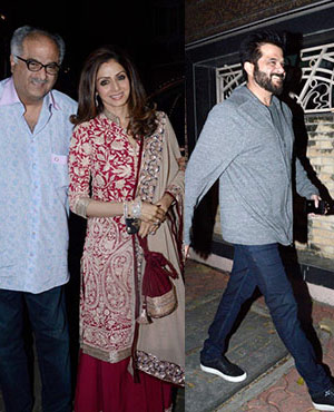 Karwa Chauth At Anil Kapoor's Residence
