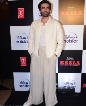 Avinash Tiwary opts for a summery cream outfit 