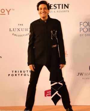 Choreographer Shiamak Davar is all smiles at the event 