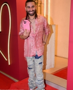 Orry Awatramani is all smiles for the press 