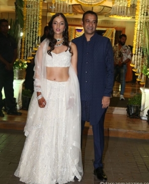 Ira Trivedi and Madhu Mantena look amazing at their wedding reception 