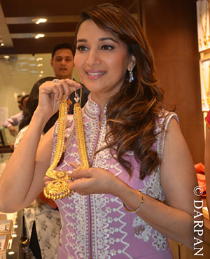 Madhuri Dixit Unveils Jewellery store