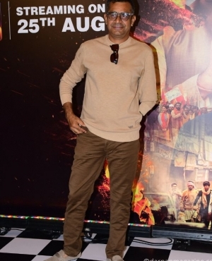 Writer Subhash Kapoor at the promotions 