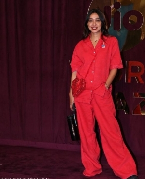 Sayani Gupta opts for red on the red carpet 