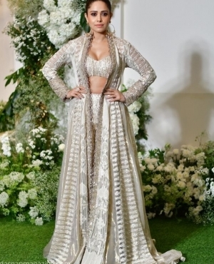 Nushrat Bharucha looks glamorous in her lehenga 