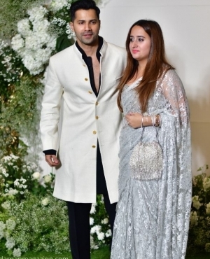Varun Dhawan and Natasha Dalal are festive vibes 